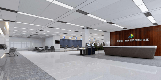 經(jīng)開區(qū)涇渭新城政務(wù)服務(wù)分中心裝飾工程即將圓滿竣工，高效便民服務(wù)蓄勢(shì)待發(fā)